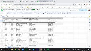 Origo regisztrációs lista elkészítése