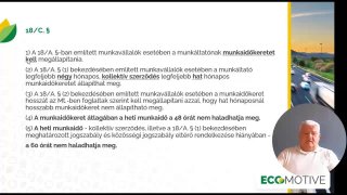 15 Utazó munkavállalók munkaideje
