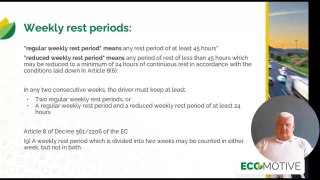 4 Rest periods