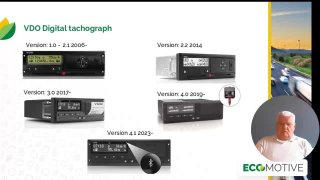 13 VDO digital tachograph