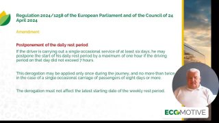 8 Postponement of rest periods