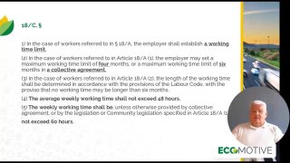 15 Working time of mobile workers